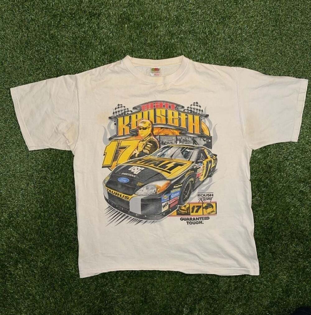 Vintage Matt Kenseth #17 DeWalt Roush Racing NASCAR Graphic T-Shirt